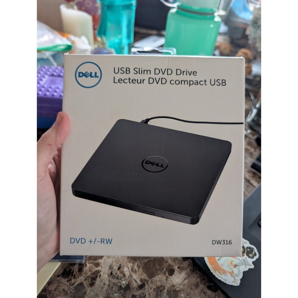Dell DW316 8x Slim External Black usb dvd-rw/cd-rw